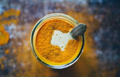 Milk with turmeric